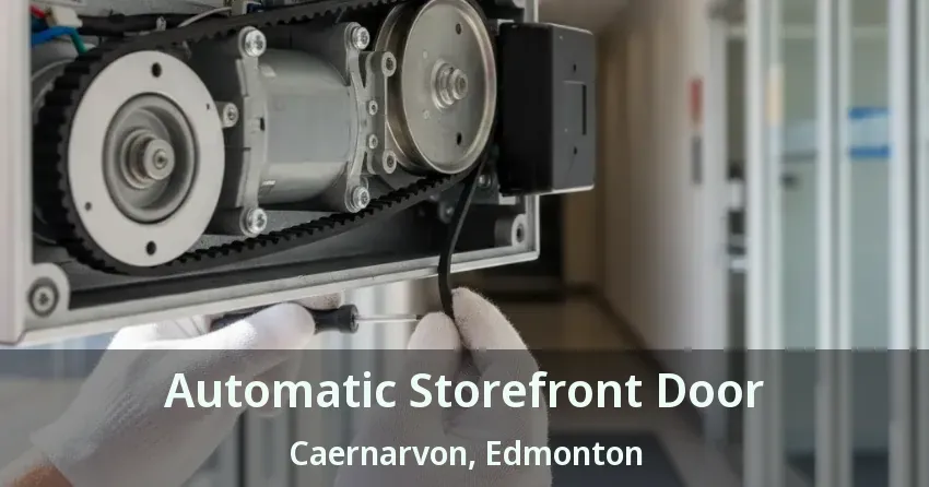 Automatic Storefront Door Caernarvon, Edmonton - AB