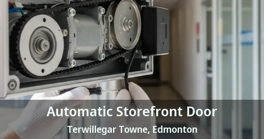 Automatic Storefront Door Terwillegar Towne, Edmonton - AB