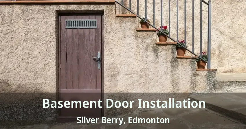 Basement Door Installation Silver Berry, Edmonton - AB