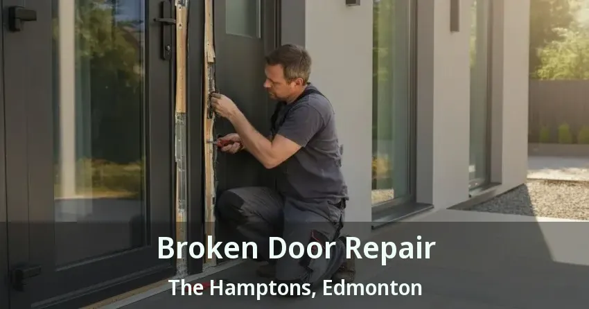 Broken Door Repair The Hamptons, Edmonton - AB