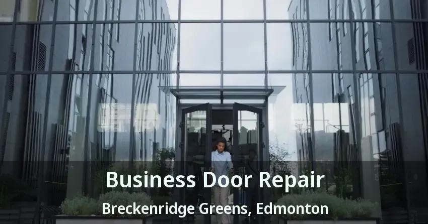 Business Door Repair Breckenridge Greens, Edmonton - AB