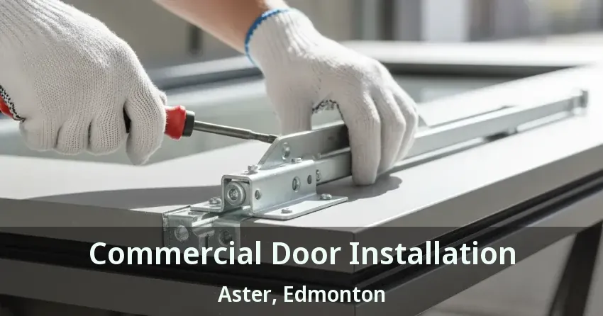 Commercial Door Installation Aster, Edmonton - AB