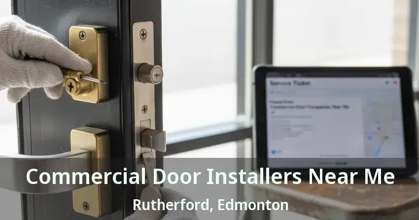 Commercial Door Installers Near Me Rutherford, Edmonton - AB