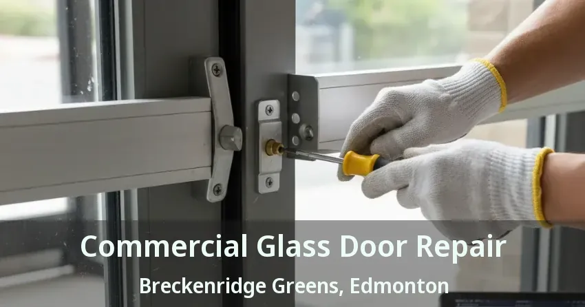Commercial Glass Door Repair Breckenridge Greens, Edmonton - AB