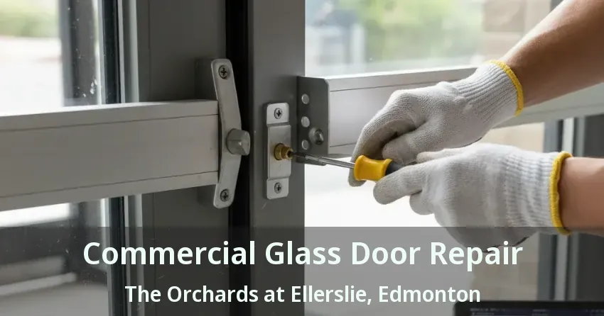 Commercial Glass Door Repair The Orchards at Ellerslie, Edmonton - AB