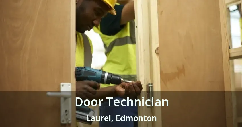 Door Technician Laurel, Edmonton - AB