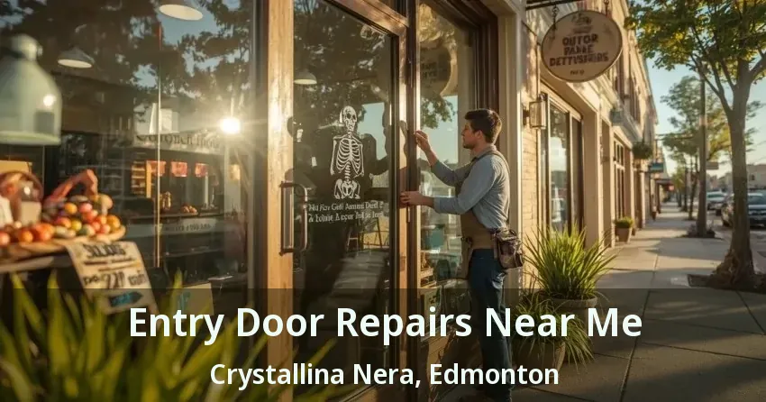 Entry Door Repairs Near Me Crystallina Nera, Edmonton - AB