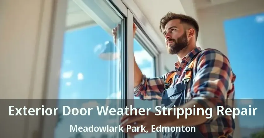 Exterior Door Weather Stripping Repair Meadowlark Park, Edmonton - AB