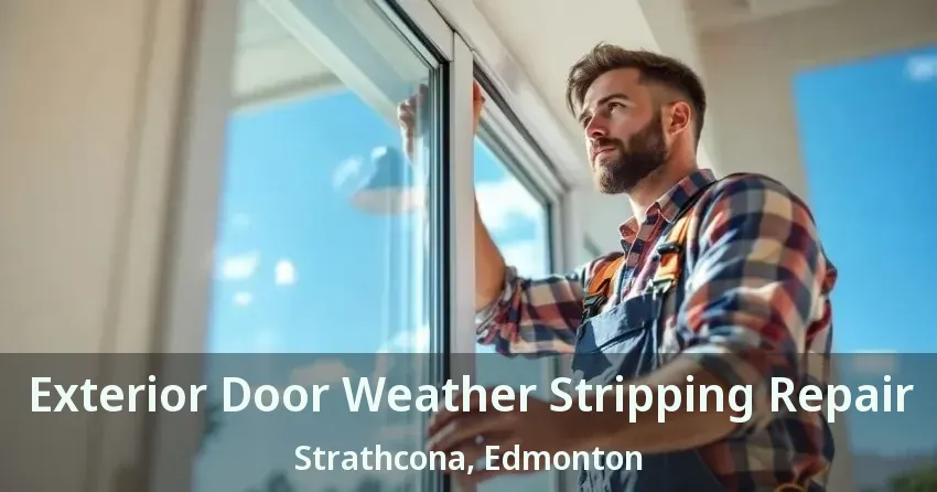Exterior Door Weather Stripping Repair Strathcona, Edmonton - AB