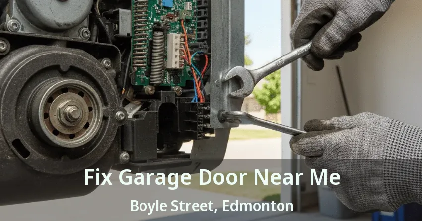 Fix Garage Door Near Me Boyle Street, Edmonton - AB