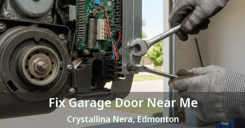 Fix Garage Door Near Me Crystallina Nera, Edmonton - AB