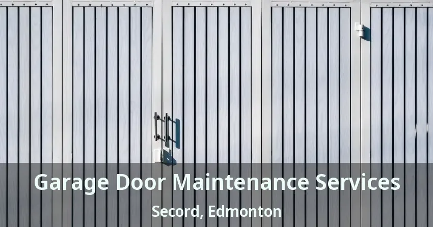 Garage Door Maintenance Services Secord, Edmonton - AB