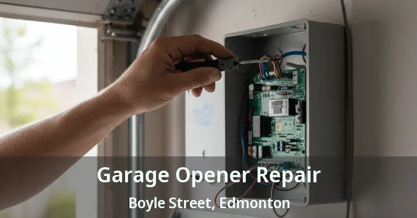 Garage Opener Repair Boyle Street, Edmonton - AB