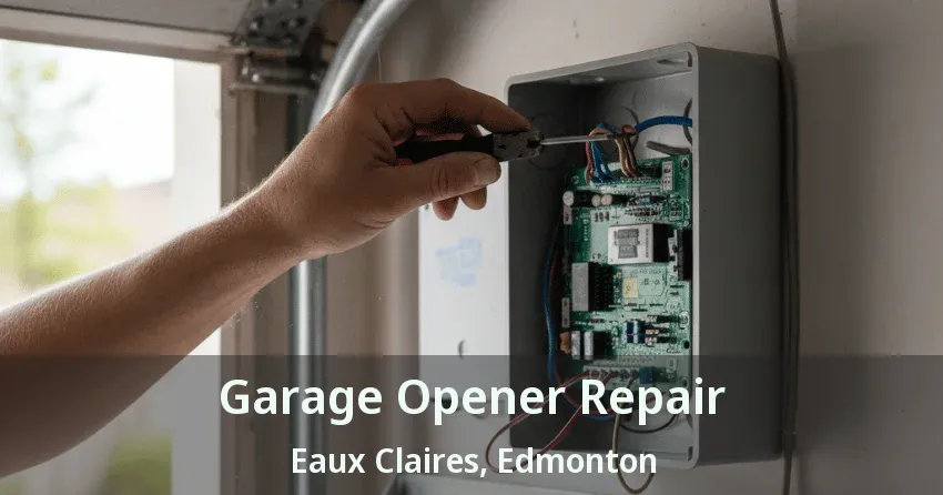 Garage Opener Repair Eaux Claires, Edmonton - AB