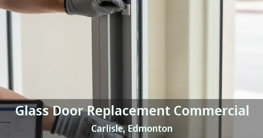Glass Door Replacement Commercial Carlisle, Edmonton - AB