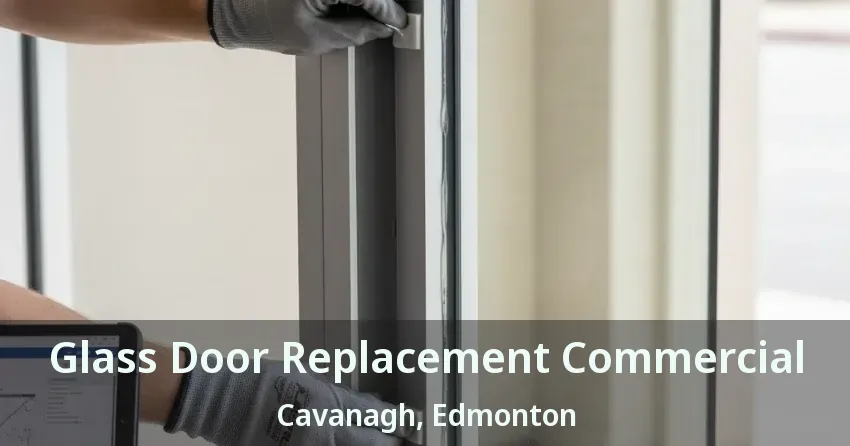 Glass Door Replacement Commercial Cavanagh, Edmonton - AB