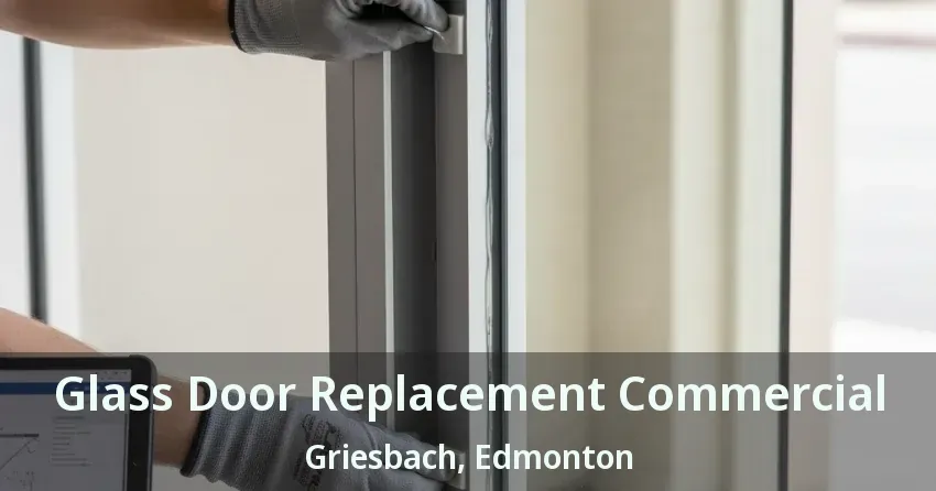 Glass Door Replacement Commercial Griesbach, Edmonton - AB