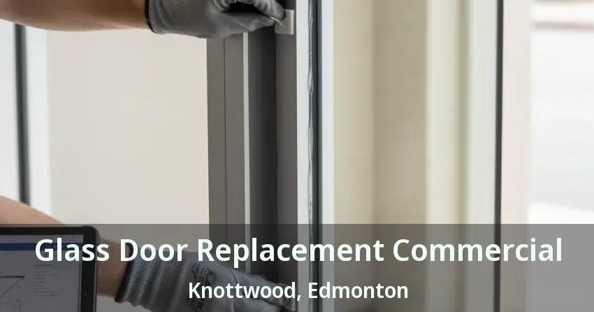 Glass Door Replacement Commercial Knottwood, Edmonton - AB