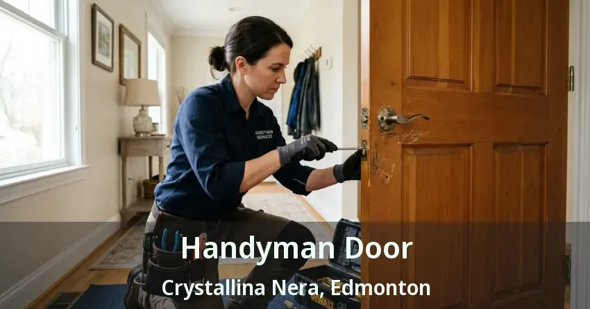 Handyman Door Crystallina Nera, Edmonton - AB