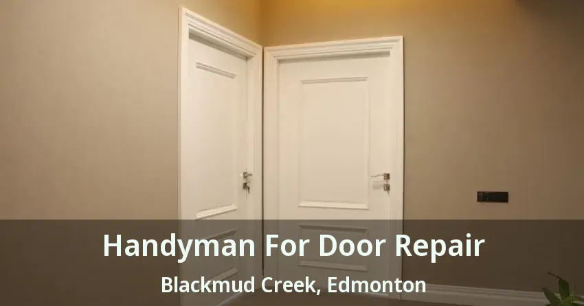 Handyman For Door Repair Blackmud Creek, Edmonton - AB
