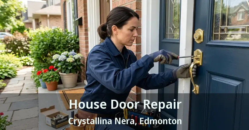 House Door Repair Crystallina Nera, Edmonton - AB