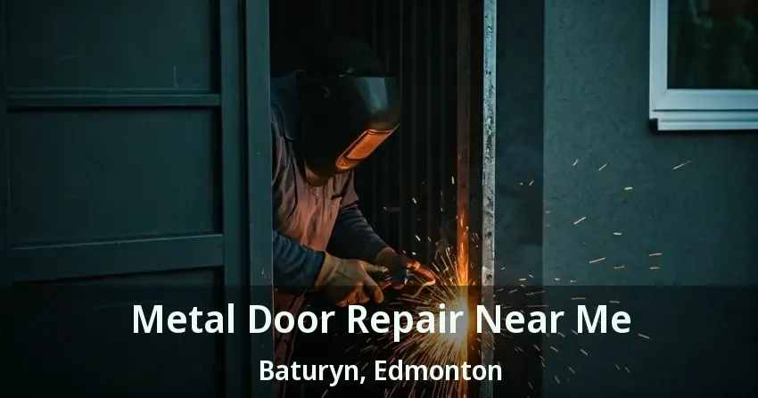 Metal Door Repair Near Me Baturyn, Edmonton - AB