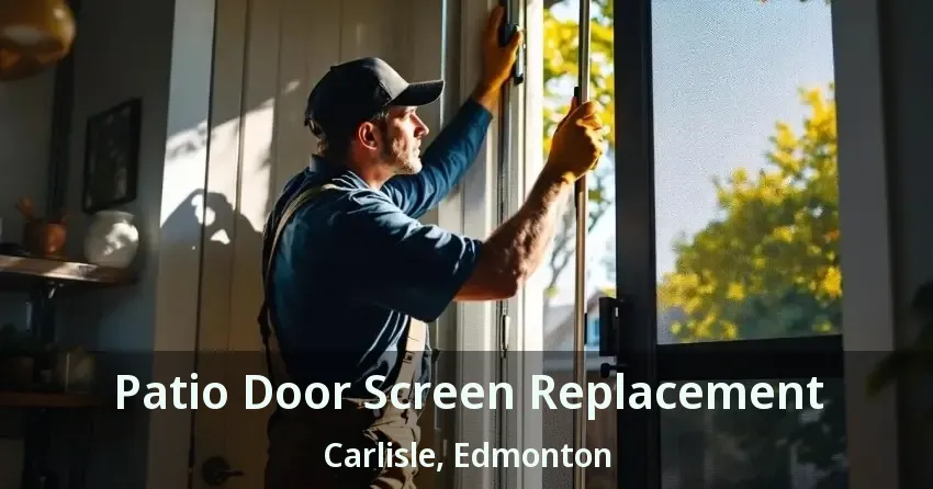 Patio Door Screen Replacement Carlisle, Edmonton - AB