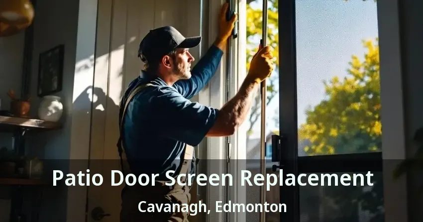 Patio Door Screen Replacement Cavanagh, Edmonton - AB