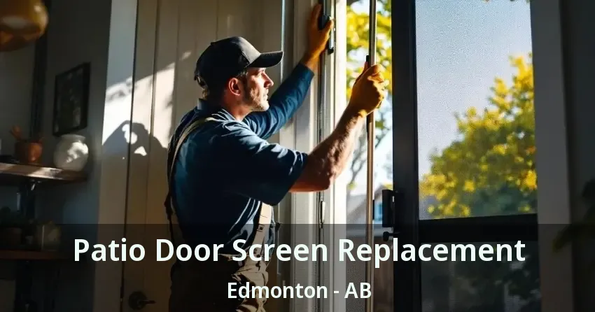 Patio Door Screen Replacement Edmonton - AB