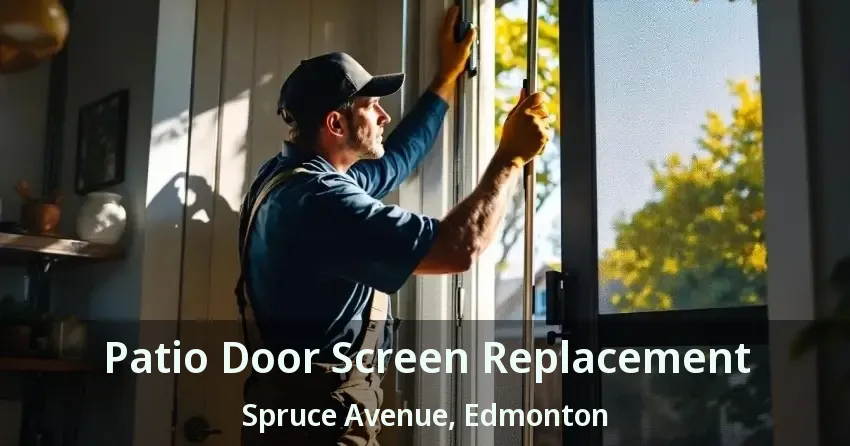 Patio Door Screen Replacement Spruce Avenue, Edmonton - AB