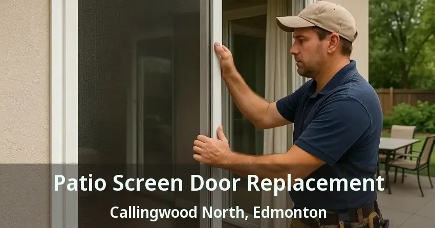 Patio Screen Door Replacement Callingwood North, Edmonton - AB