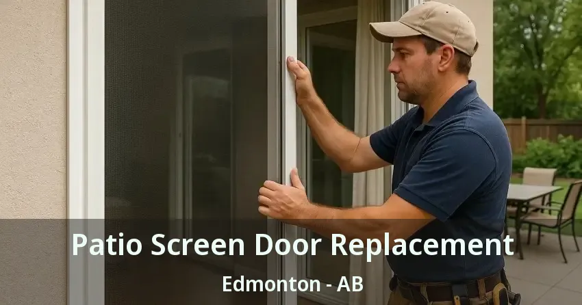 Patio Screen Door Replacement Edmonton - AB