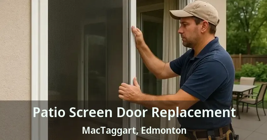 Patio Screen Door Replacement MacTaggart, Edmonton - AB