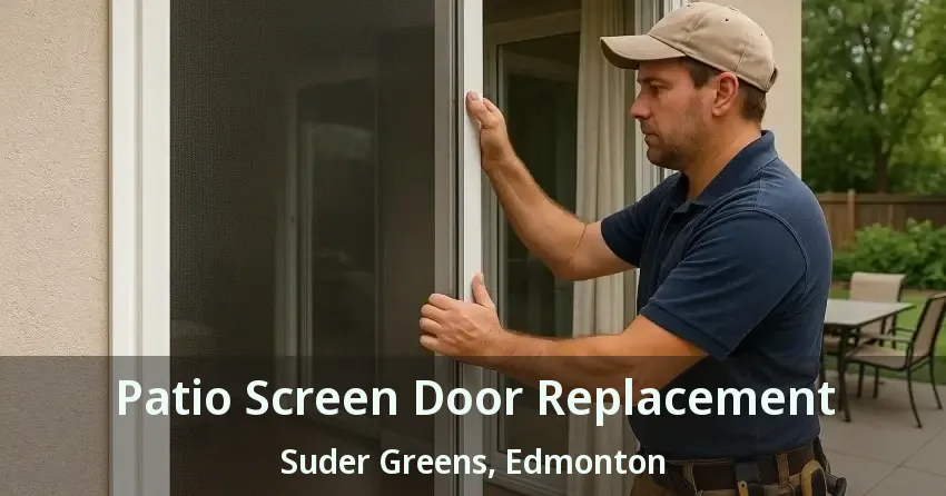 Patio Screen Door Replacement Suder Greens, Edmonton - AB