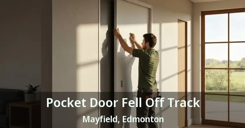 Pocket Door Fell Off Track Mayfield, Edmonton - AB
