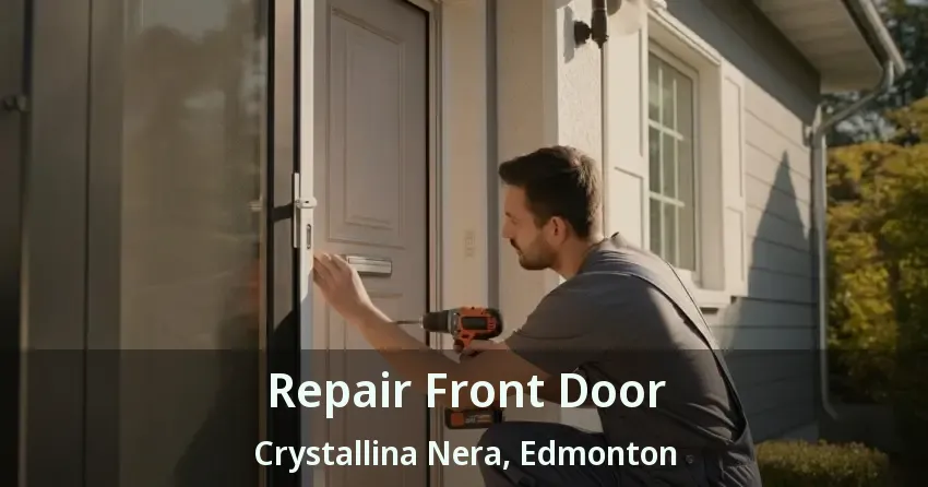 Repair Front Door Crystallina Nera, Edmonton - AB
