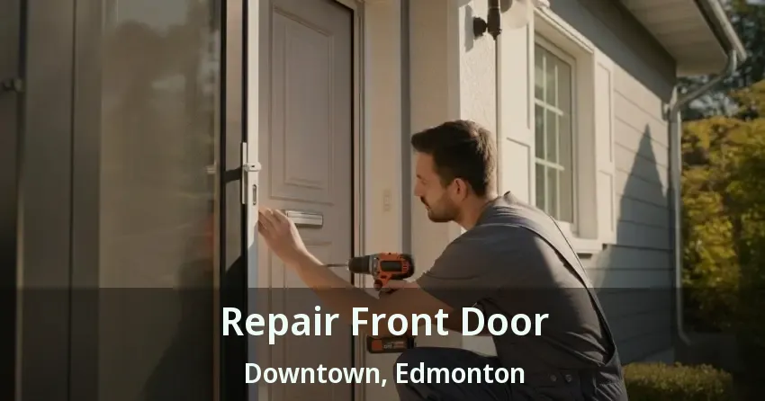 Repair Front Door Downtown, Edmonton - AB