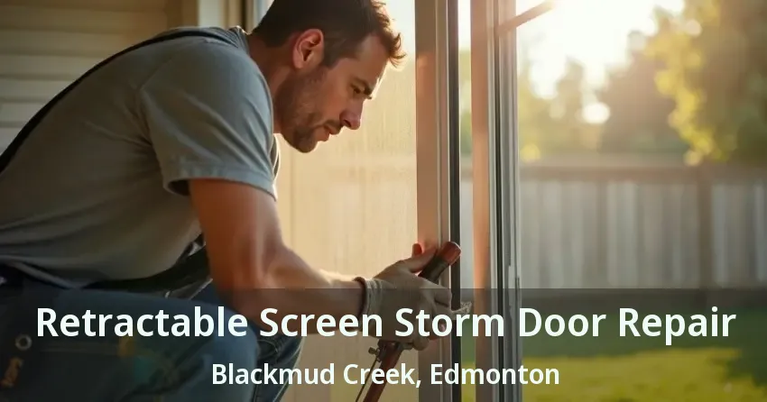 Retractable Screen Storm Door Repair Blackmud Creek, Edmonton - AB