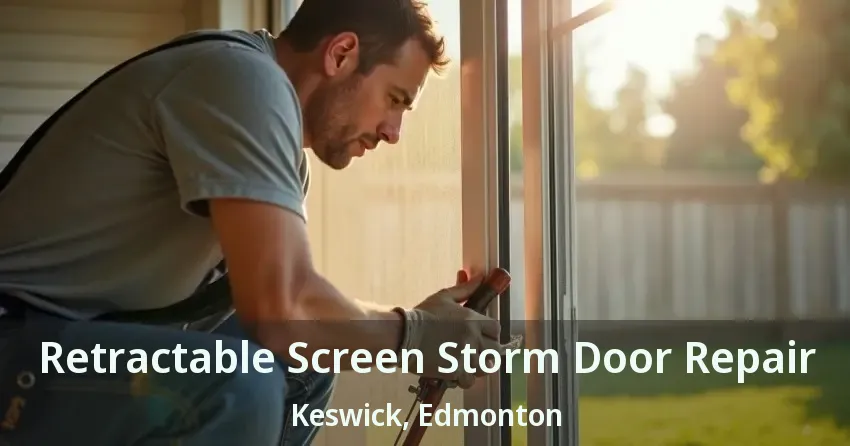Retractable Screen Storm Door Repair Keswick, Edmonton - AB