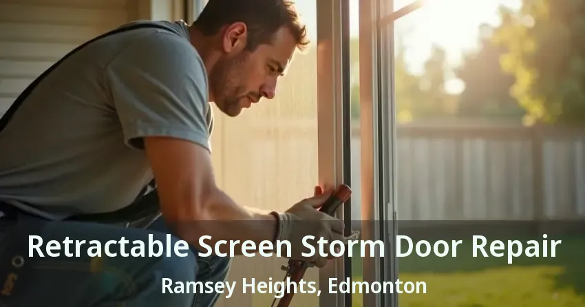 Retractable Screen Storm Door Repair Ramsey Heights, Edmonton - AB