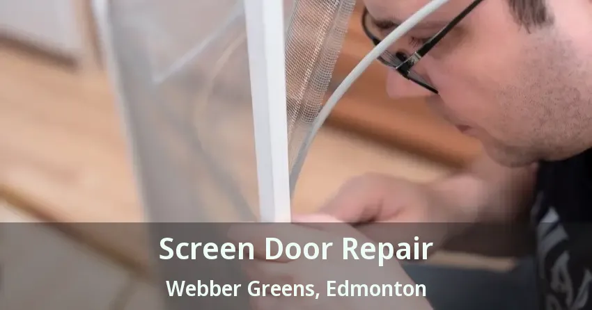 Screen Door Repair Webber Greens, Edmonton - AB
