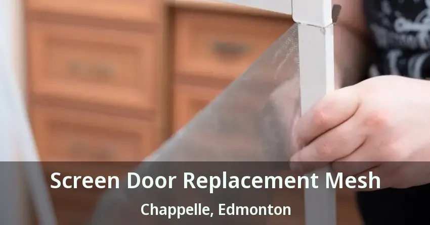 Screen Door Replacement Mesh Chappelle, Edmonton - AB