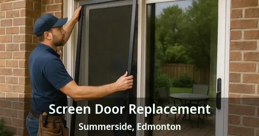 Screen Door Replacement Summerside, Edmonton - AB