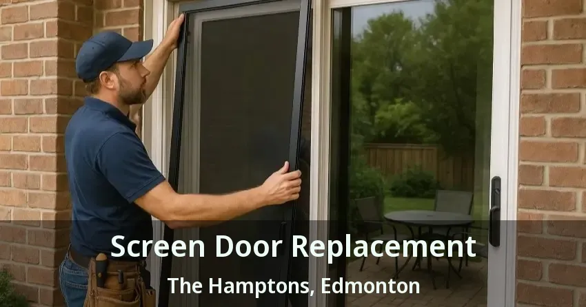 Screen Door Replacement The Hamptons, Edmonton - AB