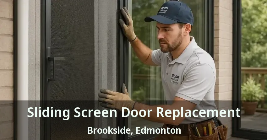 Sliding Screen Door Replacement Brookside, Edmonton - AB