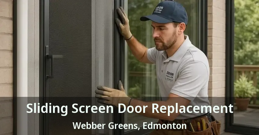 Sliding Screen Door Replacement Webber Greens, Edmonton - AB