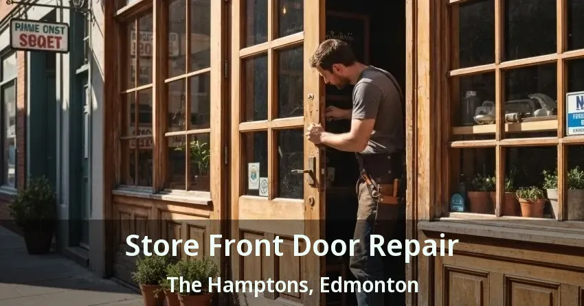 Store Front Door Repair The Hamptons, Edmonton - AB