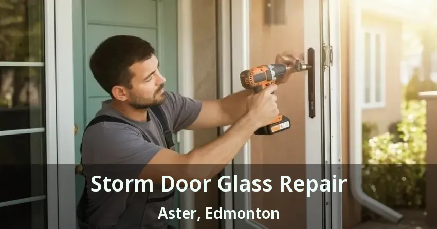 Storm Door Glass Repair Aster, Edmonton - AB